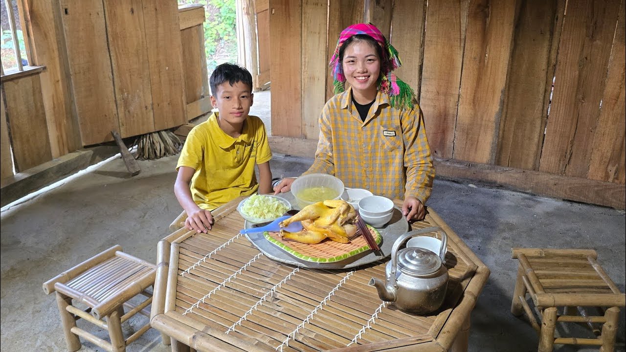 highland life, basket fishing techniques, selling fish in the village and cooking delicious meals.
