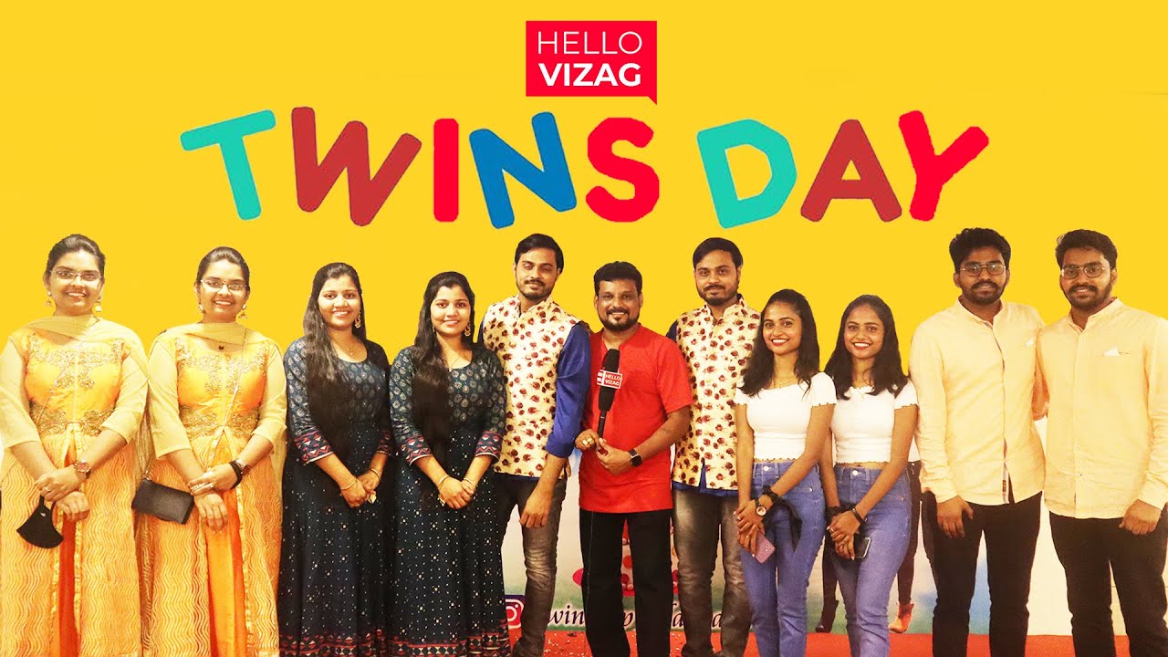 Twins day festival || 30 Twin Pairs || Vizag Twins || Hello Vizag 