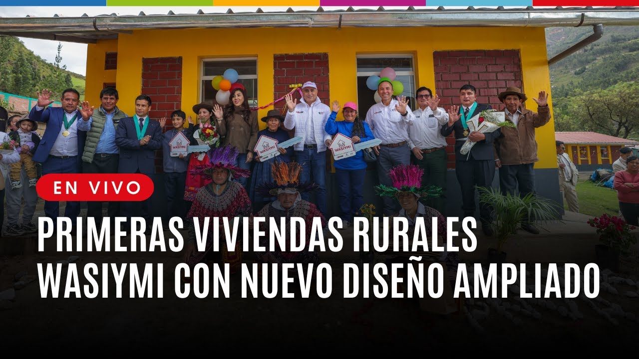 Primeras viviendas rurales Wasiymi con nuevo diseño ampliado