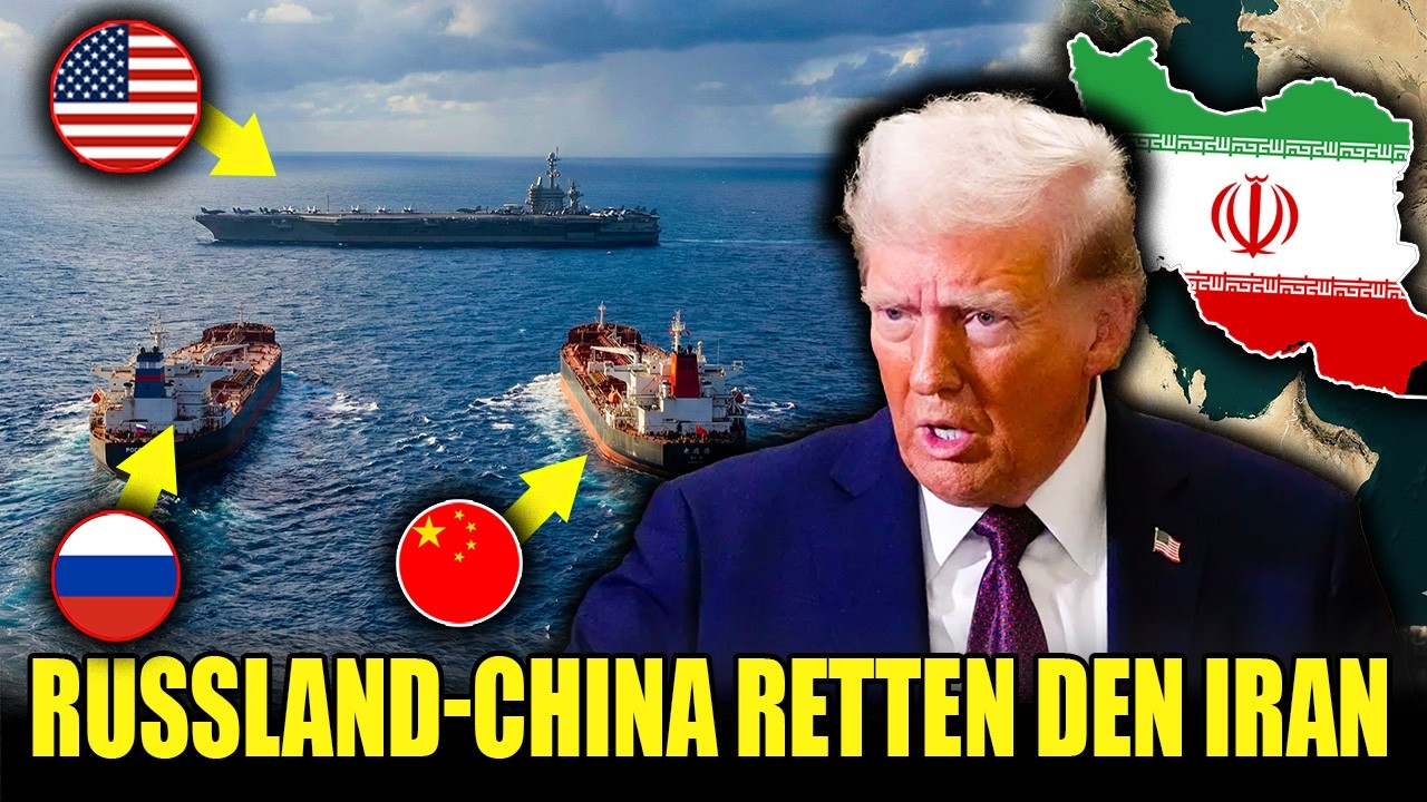 Kriegsschiffe von Russland & China laufen in iranische Häfen ein, um Khamenei zu schützen
