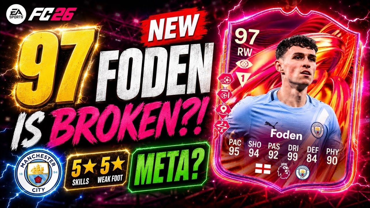 97 FODEN IS BROKEN! 🤯 5★5★ FUTTIES FODEN REVIEW | FC 26