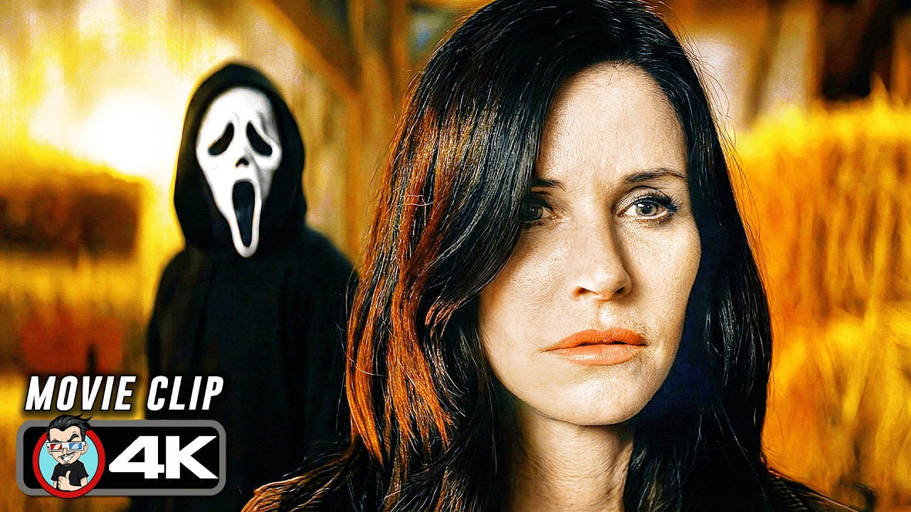 Brutal Barn Attack | SCREAM 4 (2011) Movie CLIP 4K