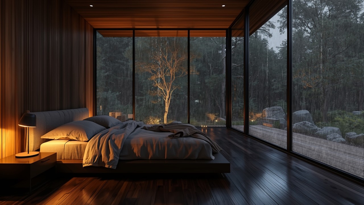Calm Soft Rain for Sleeping Fast, Meditation and Relaxation Without Thunder 🌧️😴✨