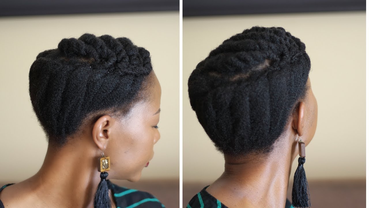 NATURAL HAIR PROTECTIVE STYLING FOR WINTER|FLAT TWIST|SOUTH AFRICAN