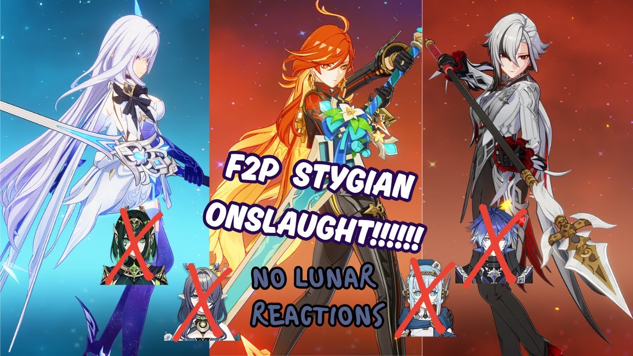 F2P Stygian Onslaught LUNA 2(6.1) Fearless C0R0 clear | no Nod Krai characters