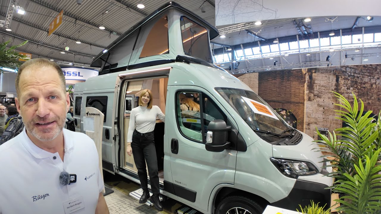 2025er MINI WOHNMOBIL 5,36m Clevervans Tour 540 Campervan 2025 mit Heribert Büsgen