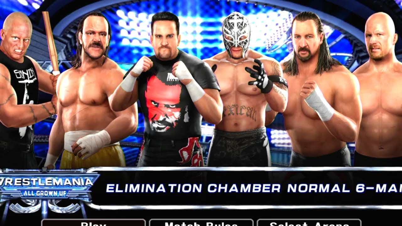 WWE SVR 2008 | Elimination Chamber match