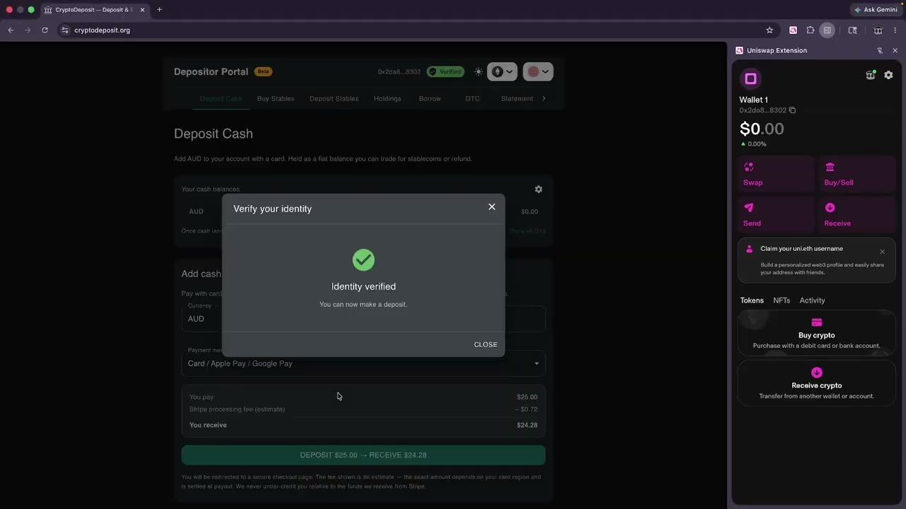 Episode 2 - Verifying Your Identity on CryptoDeposit.Org