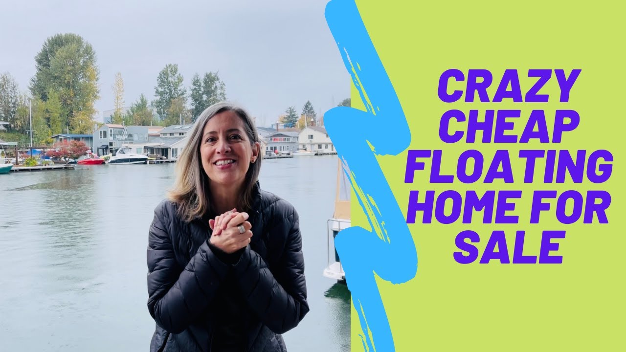 River front floating home for sale-TOUR! $199,000USD.