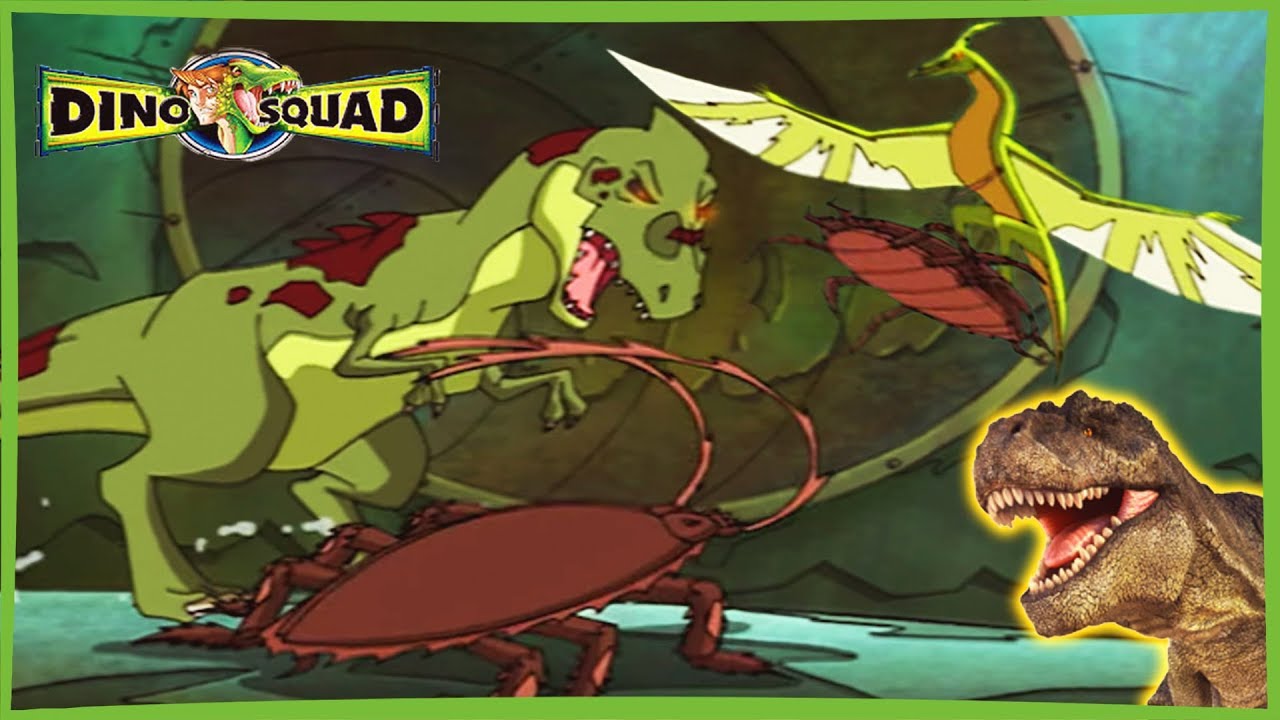 🐲 The DINO SQUAD keeps the MUTANT INSECTS in check! Dinosaur Cartoon 🐲