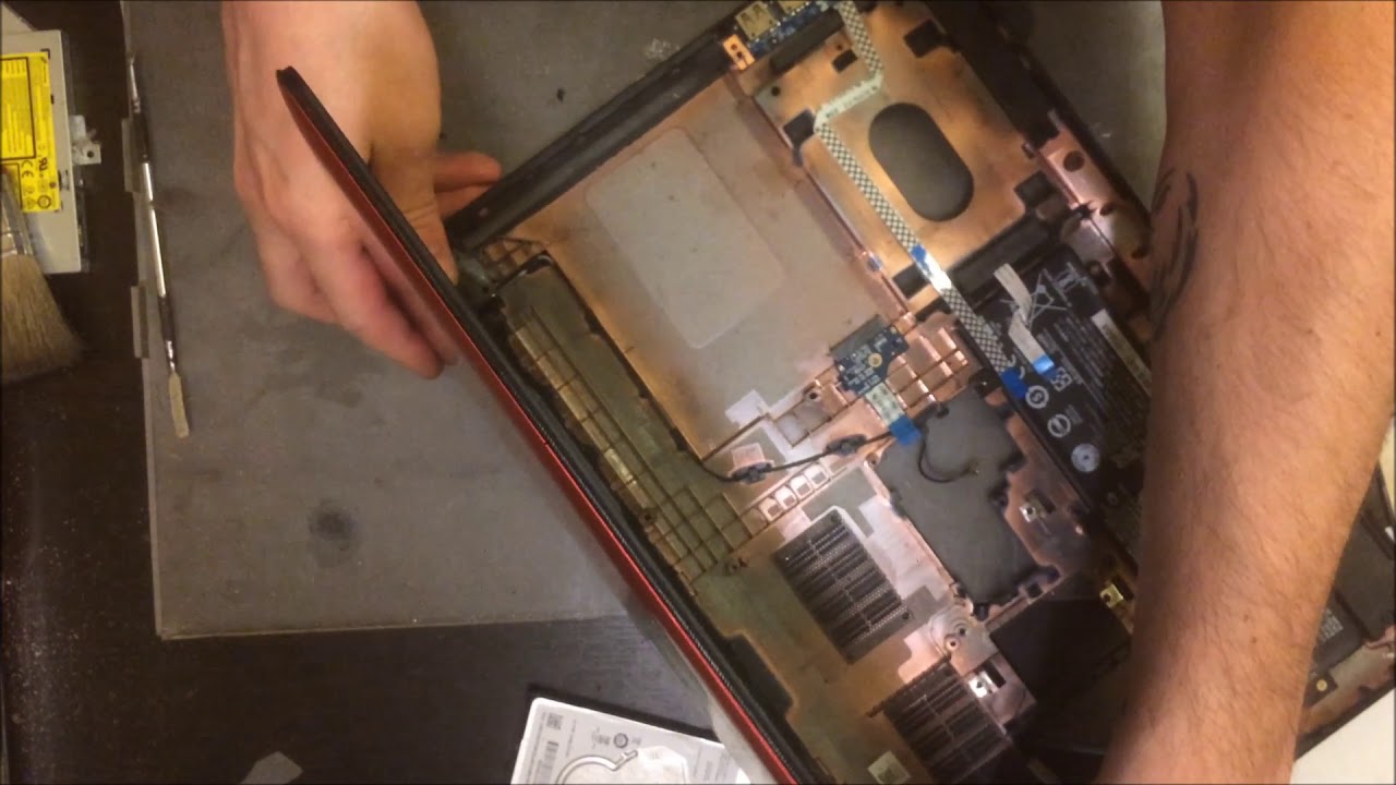 lenovo ideapad 310/How to dismantle/How to clean it/Broken laptop repair