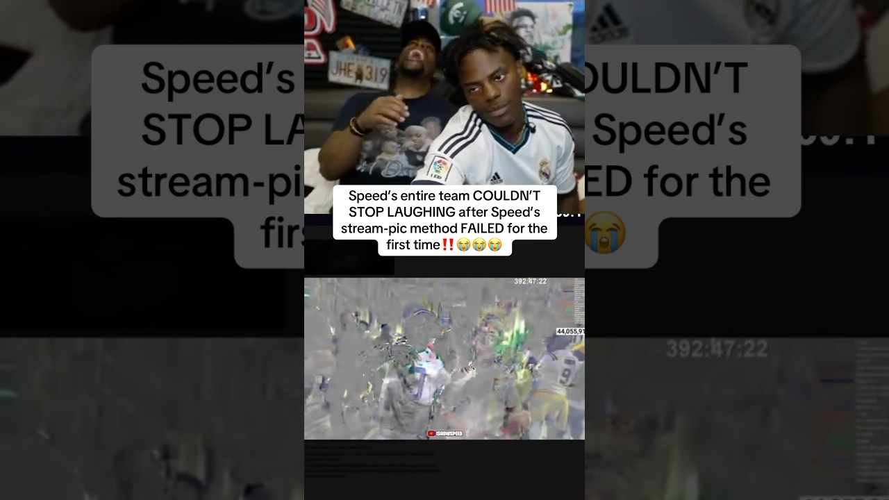 IShowSpeed&rsquo;s Stream-Pic Method Fails 😭💔