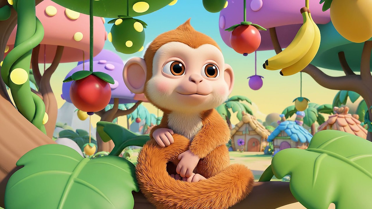 Silly Monkey Swings Ooh Ooh Ahh | Jungle Adventure & Counting Songs for Kids