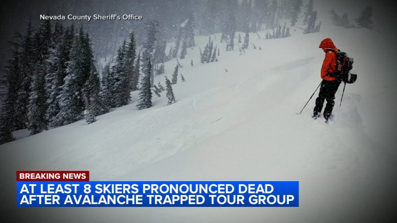 8 of 9 missing skiers found dead; 6 rescued following California avalanche near Lake Tahoe