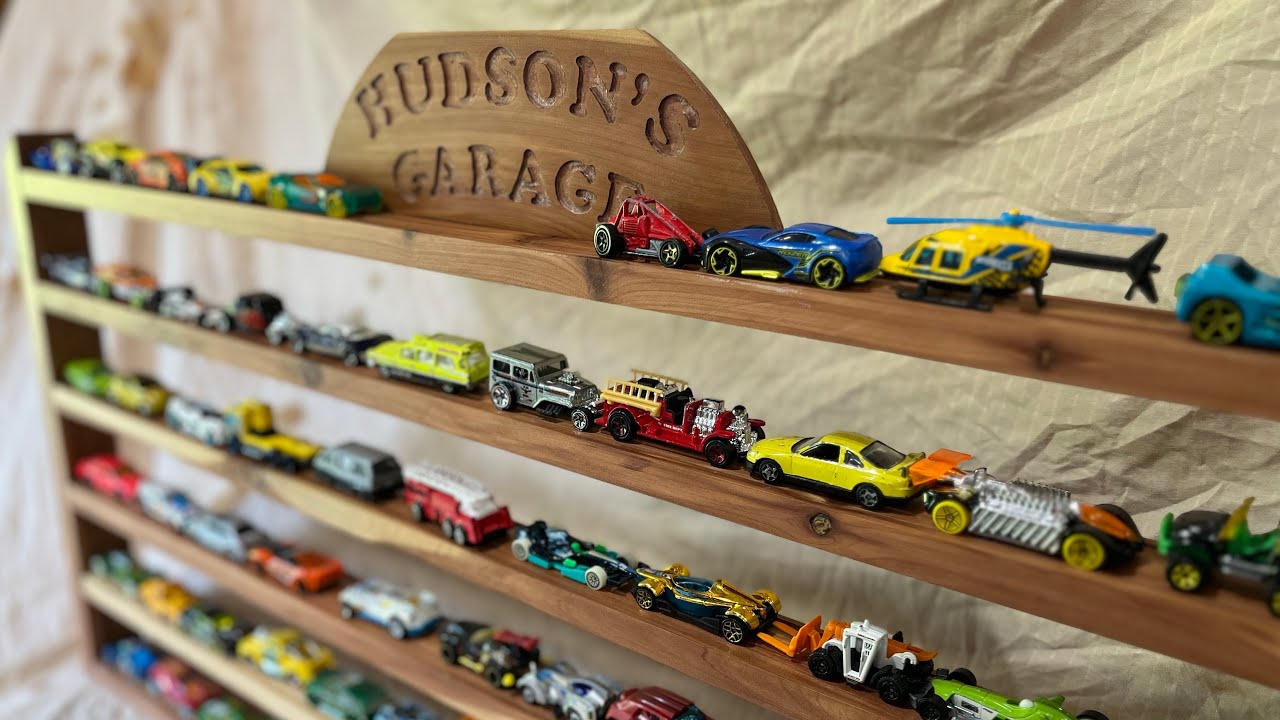 DIY hot wheels display