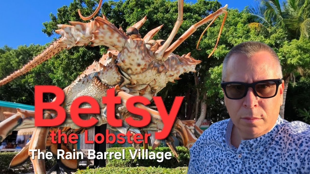 Visiting Betsy the Lobster and the Rain Barrel Village in Florida Keys