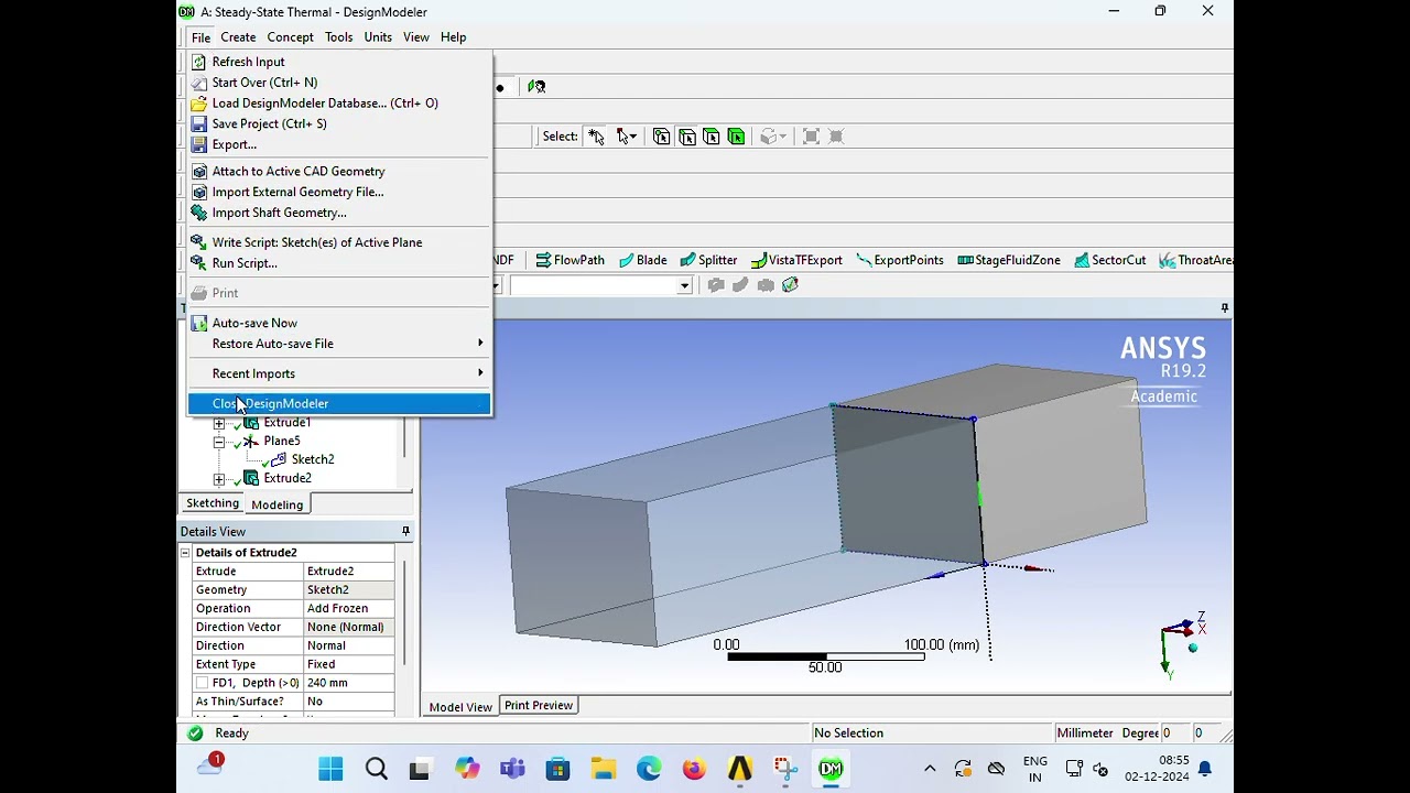 Heat Transfer Analysis of Brick wall in ansys workbench. #ansysworkbench #ansystutorial