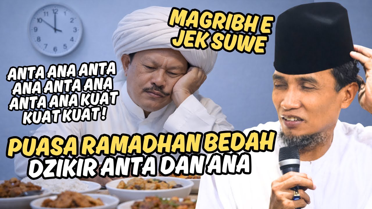 PUASA RAMADHAN BEDAH DZIKIR ANTA DAN ANA AGAR MUDAH BERTEMU ALLAH GUS MUKHLASON ROSYID