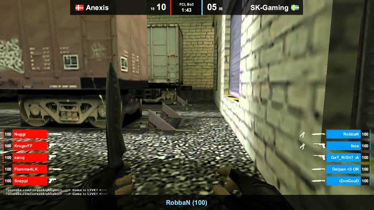CS 1.6 FCL - Anexis vs. SK-Gaming @ train