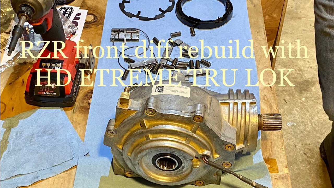 RZR front diff/HD Extreme OffRoad Tru-Lok harness test