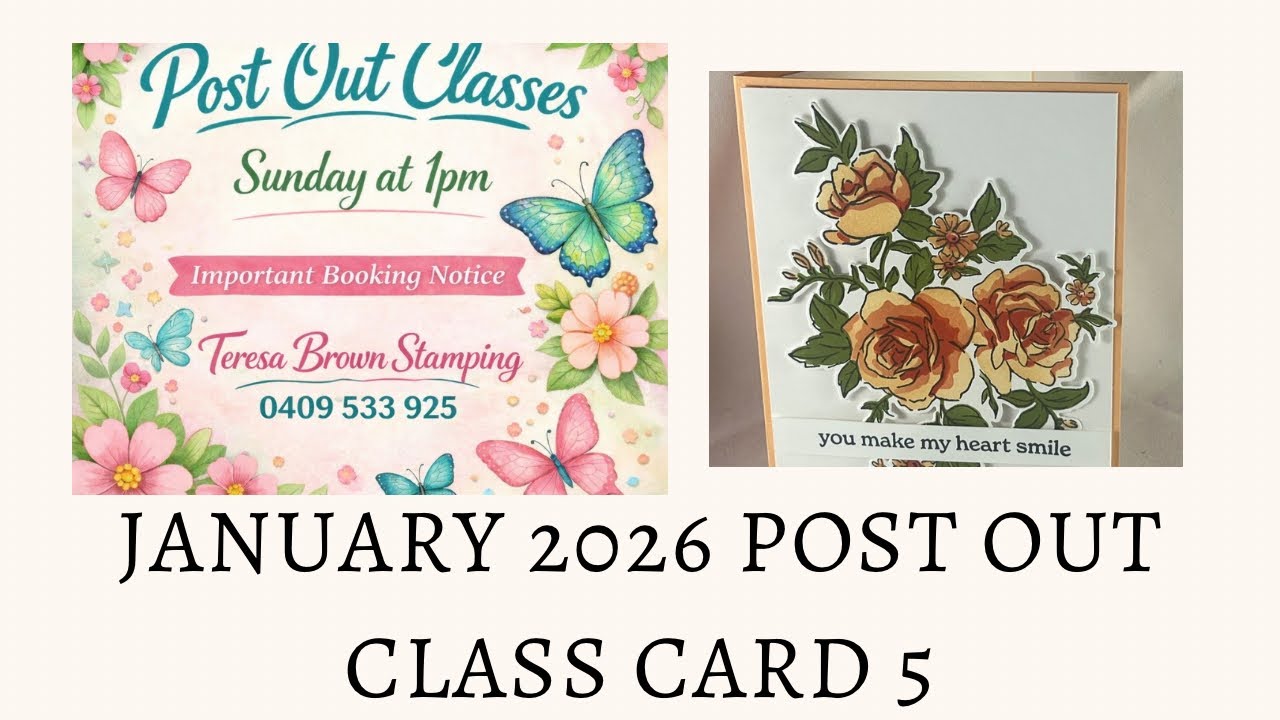 January Post-Out Cards – Layout & Stamping Technique 🌸 card 5 Layered Beauty Bundle 