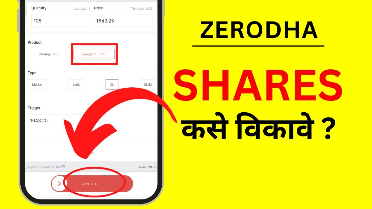 Zerodha Sell Process - How To Sell Shares in Zerodha? Zerodha मध्ये Shares कसे विकावे?