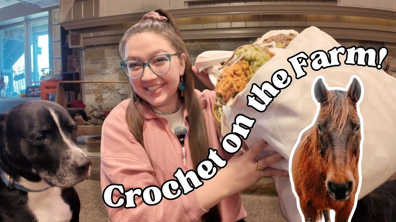 Crocheting Four Sweaters in Four Days? ~ Farm-sitting Vlog