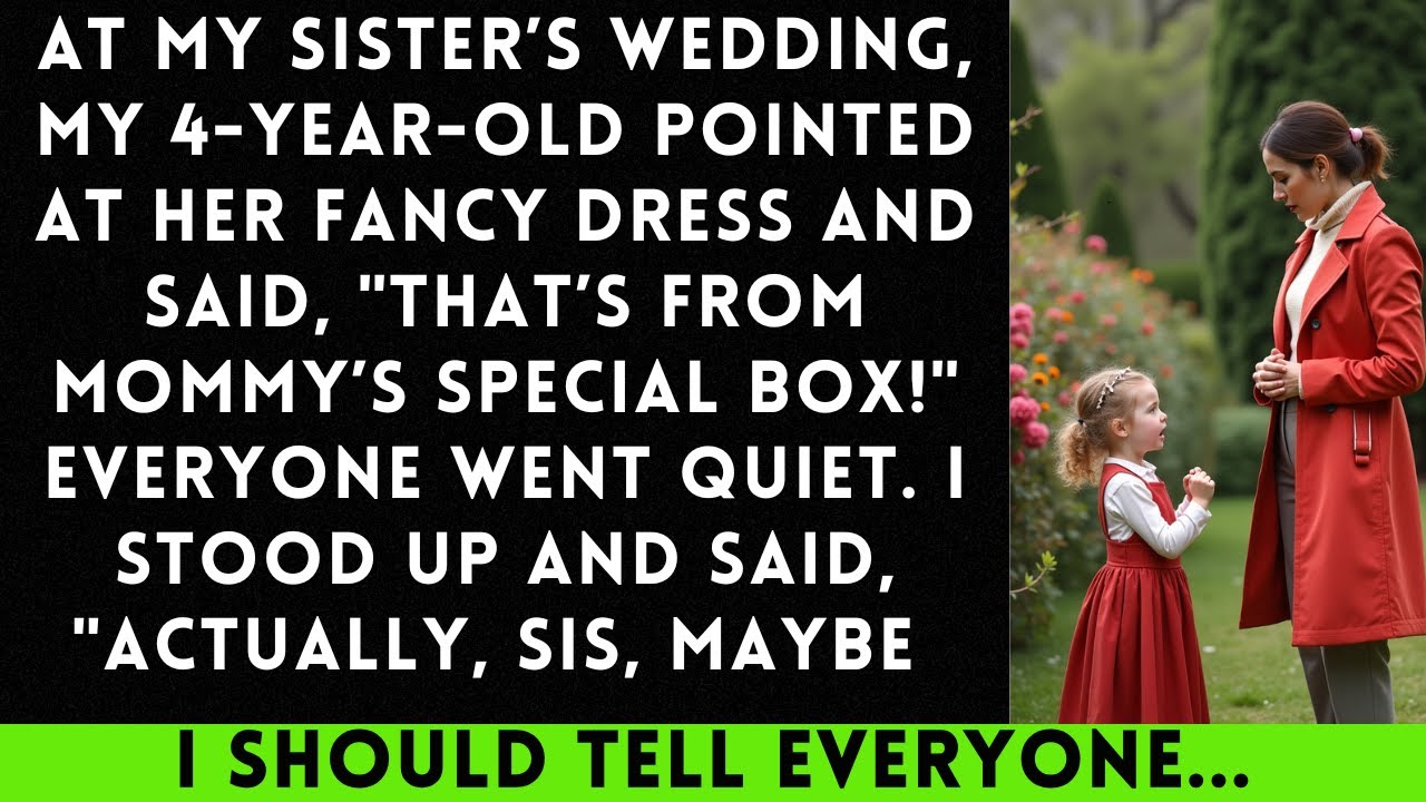 My 4-Year-Old Pointed at Her Aunt's Wedding Dress and Said, 'That’s Mommy’s Money' — Then the Room