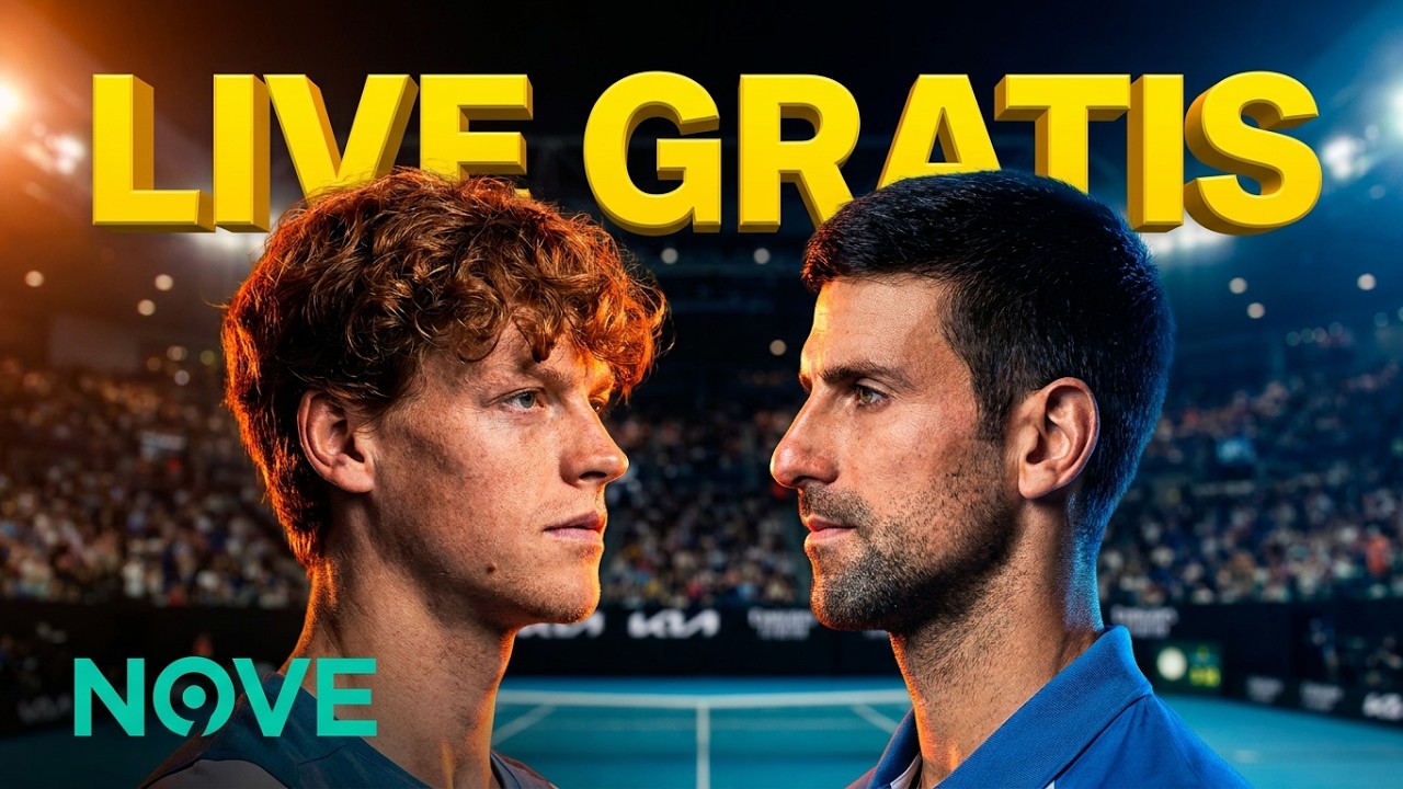 Australian Open 2026: Sinner vs Djokovic🎾 | Semifinale gratis diretta NOVE