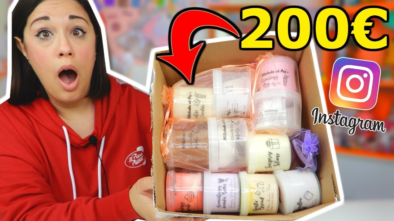 SLIME DA 200 EURO COMPRATI DA INSTAGRAM! Come Saranno?