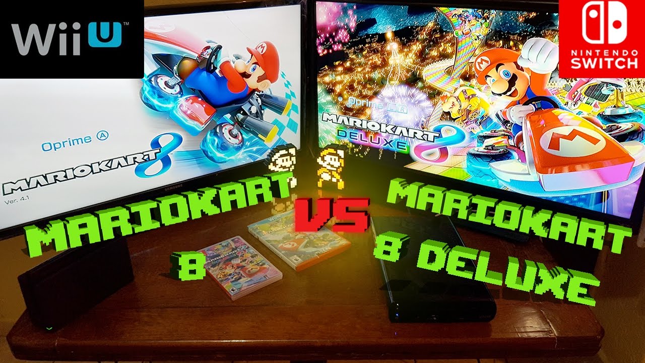 Comparativa Mariokart 8 Deluxe SWITCH y Mariokart 8 WII U | Analisis | opinion |