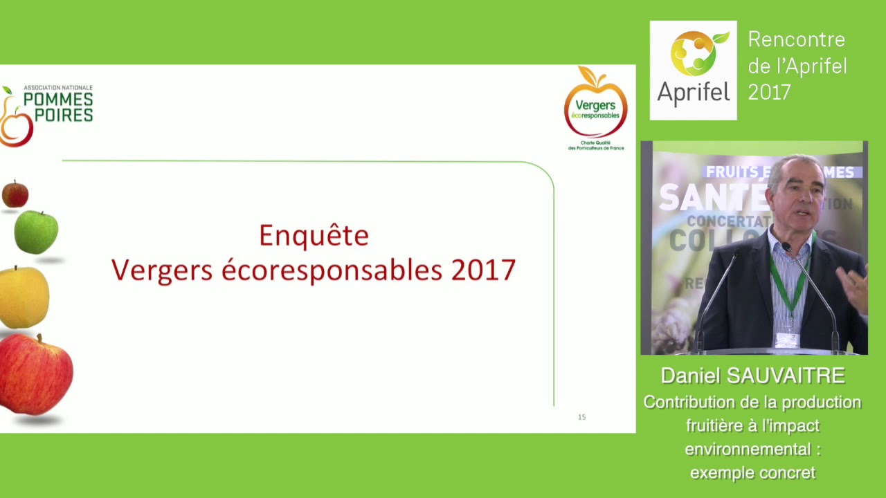 Contribution de la production fruiti&egrave;re &agrave; l&rsquo;impact environnemental : exemple concret - D. Sauvaitre