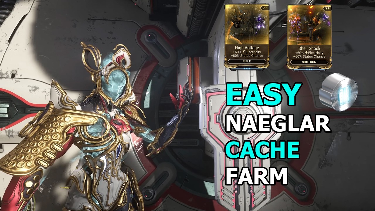 Warframe Naeglar Cache Farming (Solo) - Made Easy - FULL GUIDE
