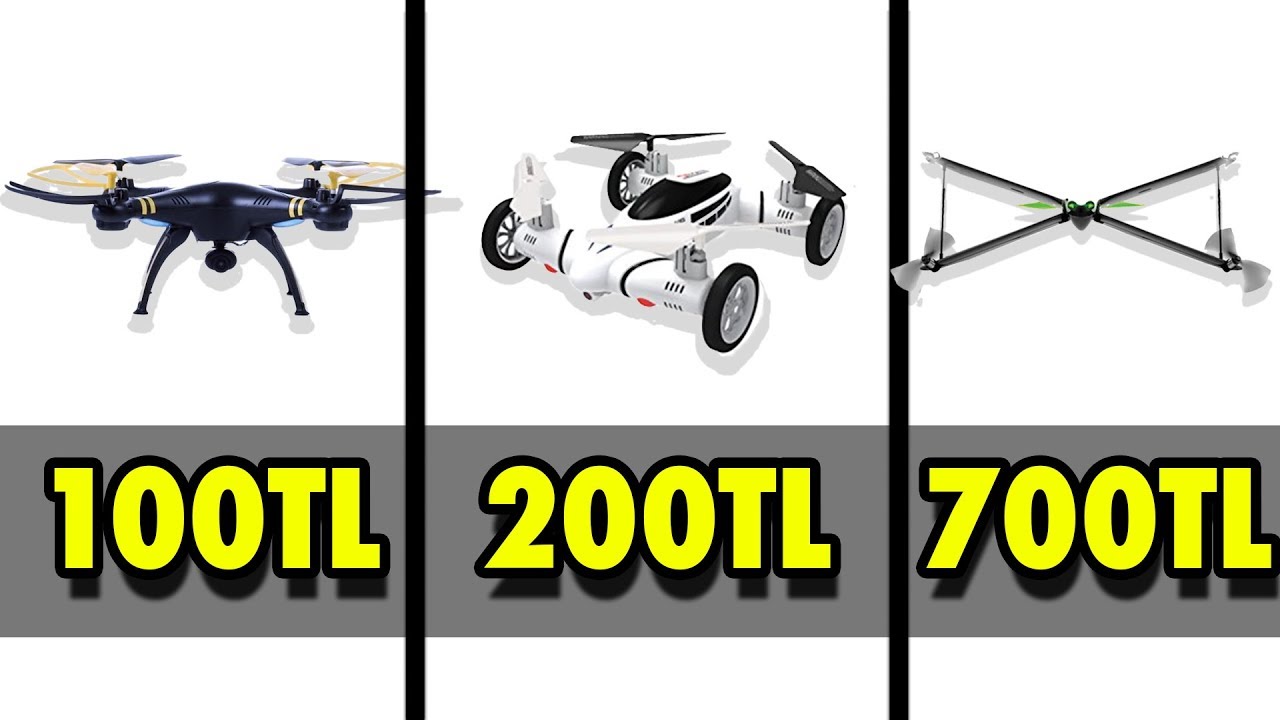 100 TL'lik VS. 200 TL'lik VS. 700 TL'lik DRONE