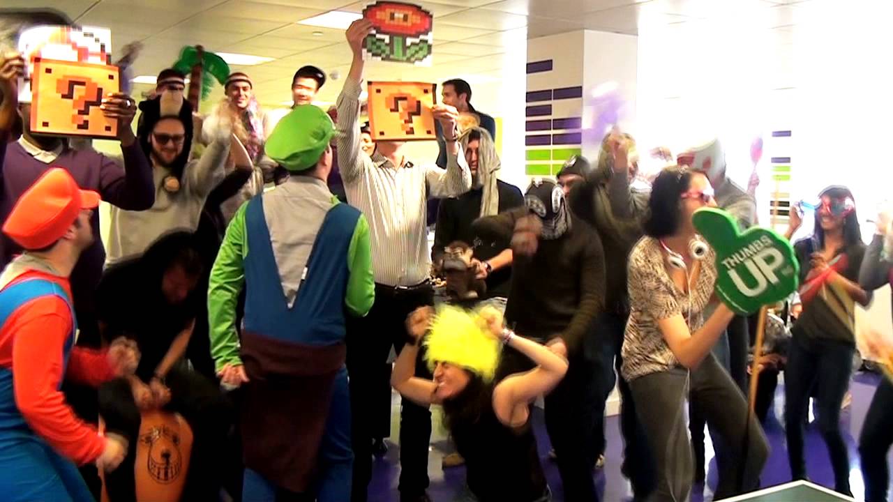 Harlem Shake - Yahoo! UK (London) version