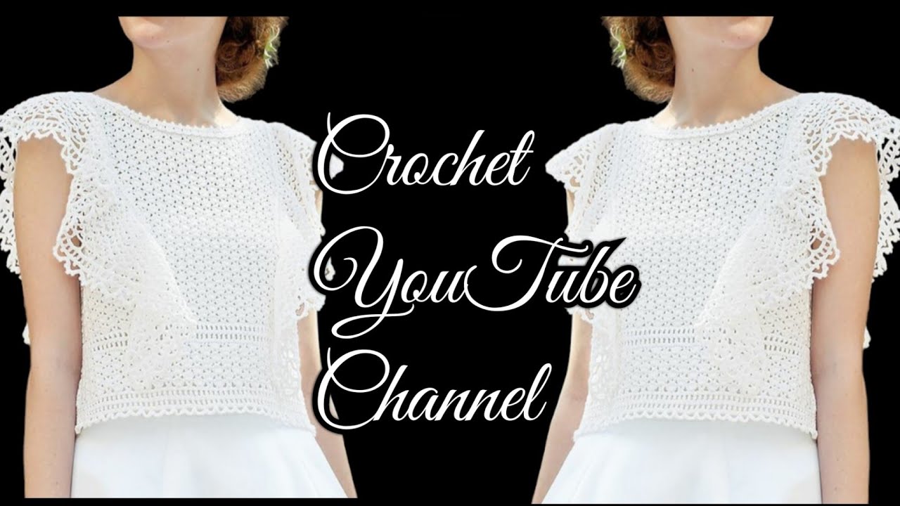 حصري / الجزء الثاني ✌️ بلوزة  صيفي مميزة/ قناة #كروشيه_يوتيوب مع سهام البنهاوي #crochet  #handmade