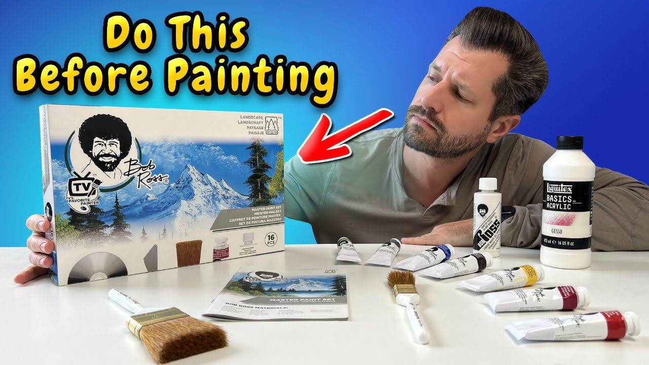 How To Get The Most Out Of Your Bob Ross Paint Set!