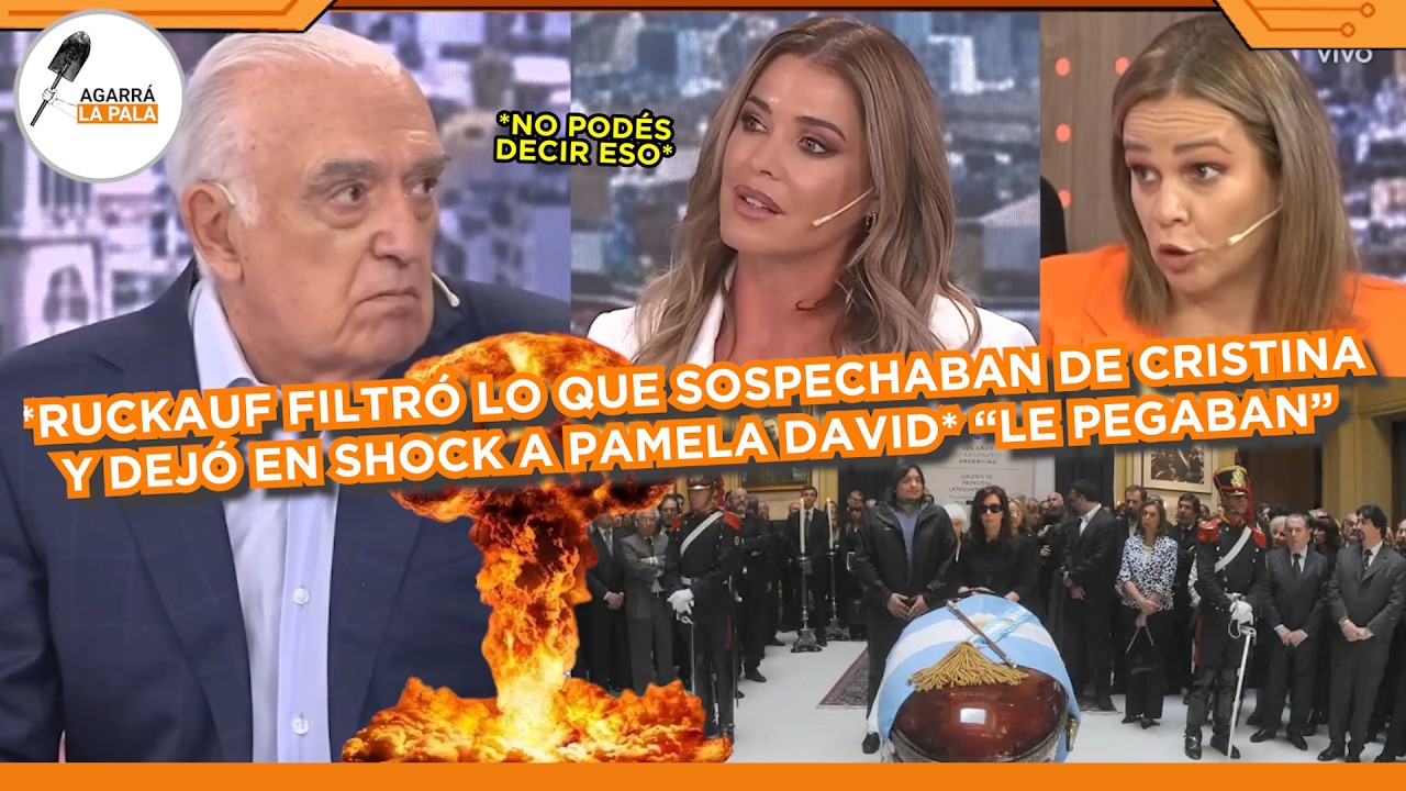 RUCKAUF FILTRÓ LO QUE SOSPECHABAN DE CRISTINA TODOS Y DEJÓ EN SHOCK A PAMELA DAVID: 