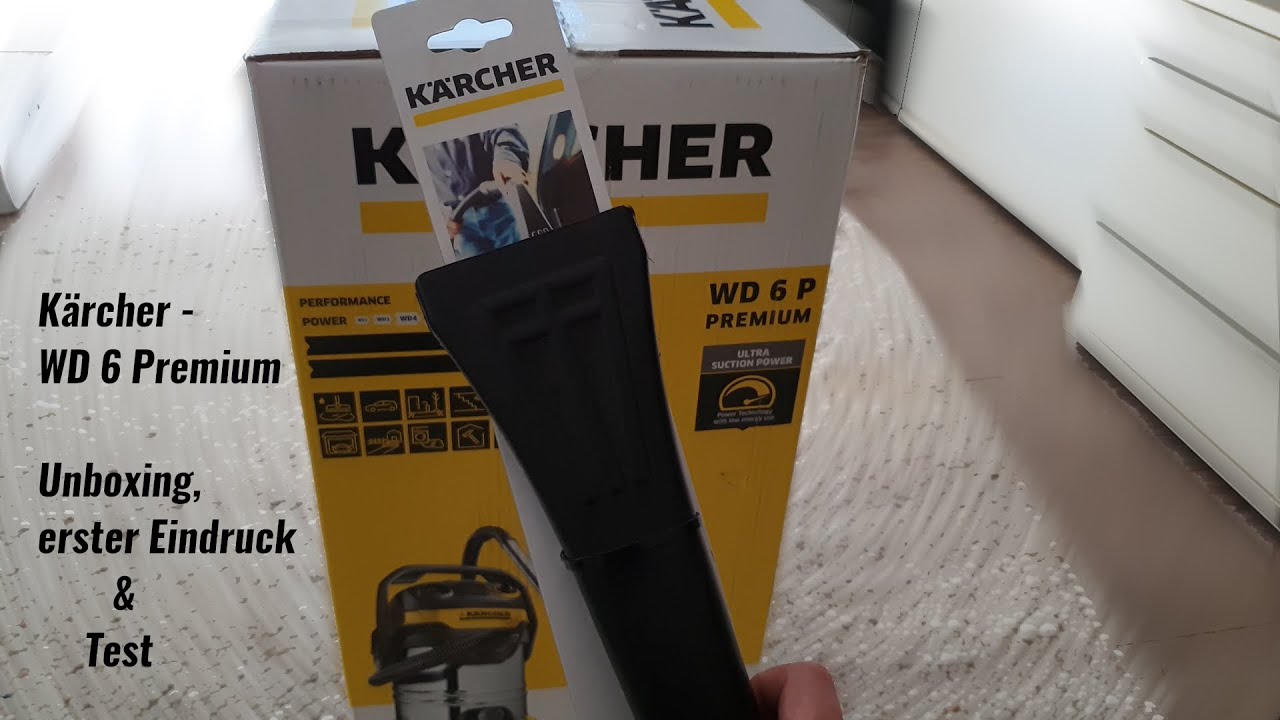Kärcher WD 6 Premium - Unboxing, erster Eindruck und Test