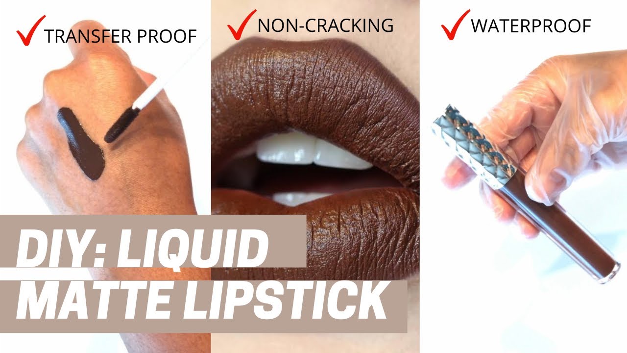 How to: DIY Liquid Matte Lipstick | Non-Drying & Non-Cracking 🙅🏽‍♀️