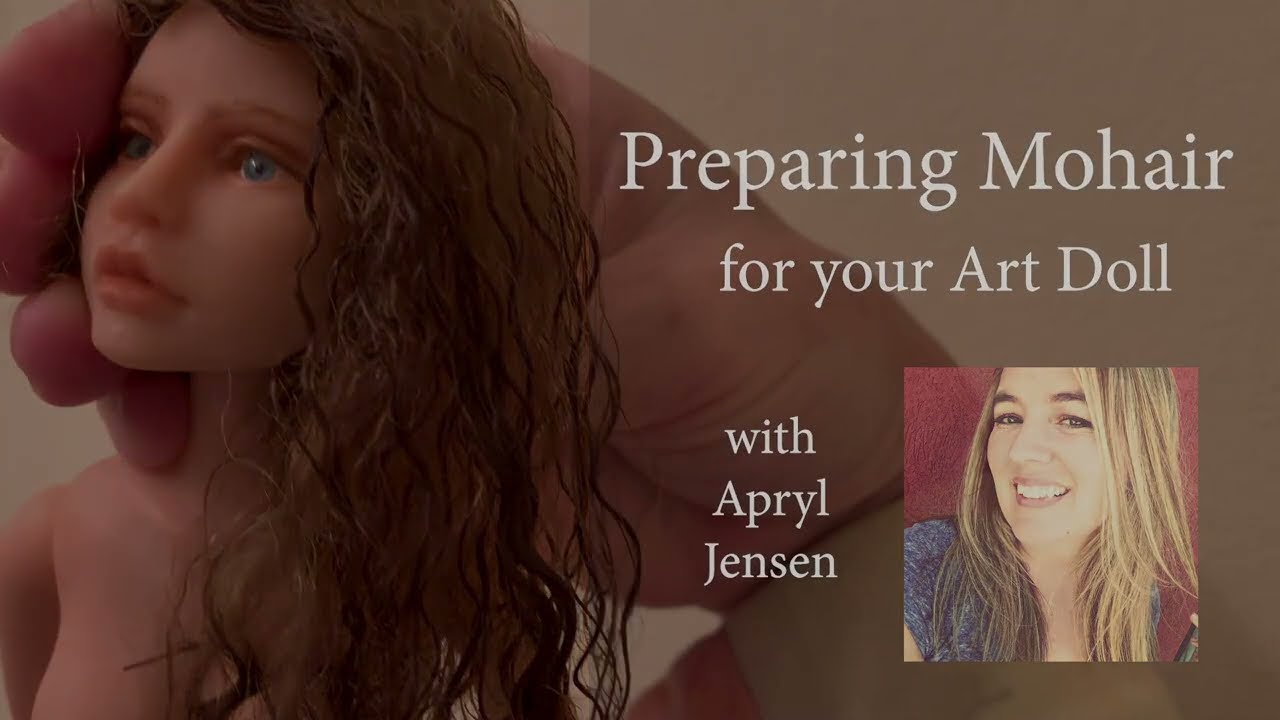 How to Comb and Prepare Mohair for your ArtDoll - MakingFairies.com