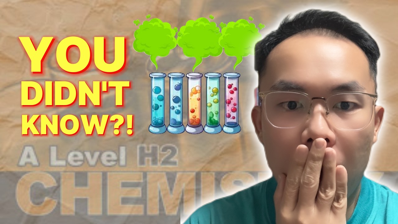 H2 Chemistry Will Never Be This Easy Again (Don’t Waste Term 1!)