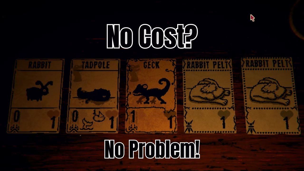 Free deck is a Free win - Inscryption