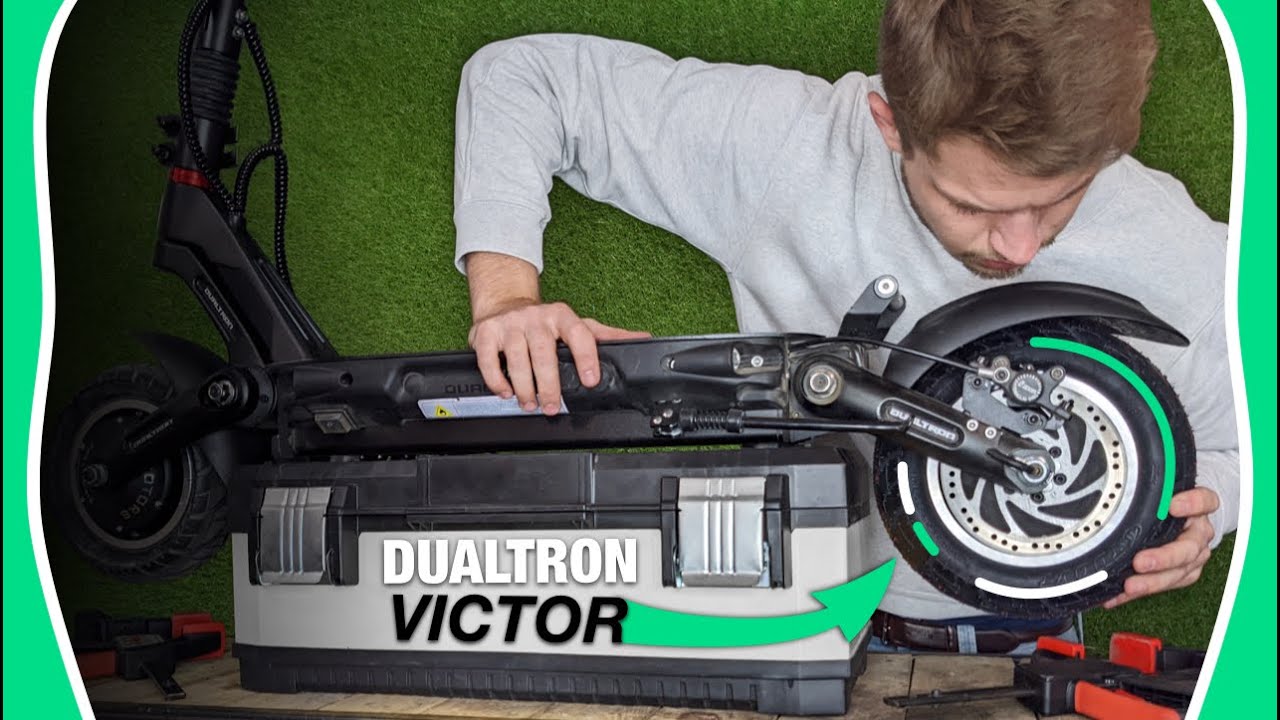 TUTO Dualtron - Changer la ROUE ARRIÈRE d’une Trottinette Dualtron Victor - Pneu et Chambre à air 🛴💚
