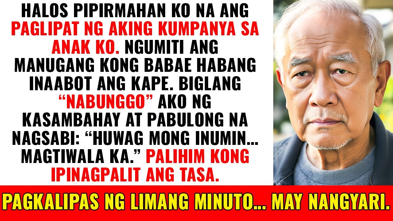 Binigyan Ako ng Kape ng Aking Manugang. Ngunit Bumulong ang Kasambahay "Huwag Ninyong Inumin..."