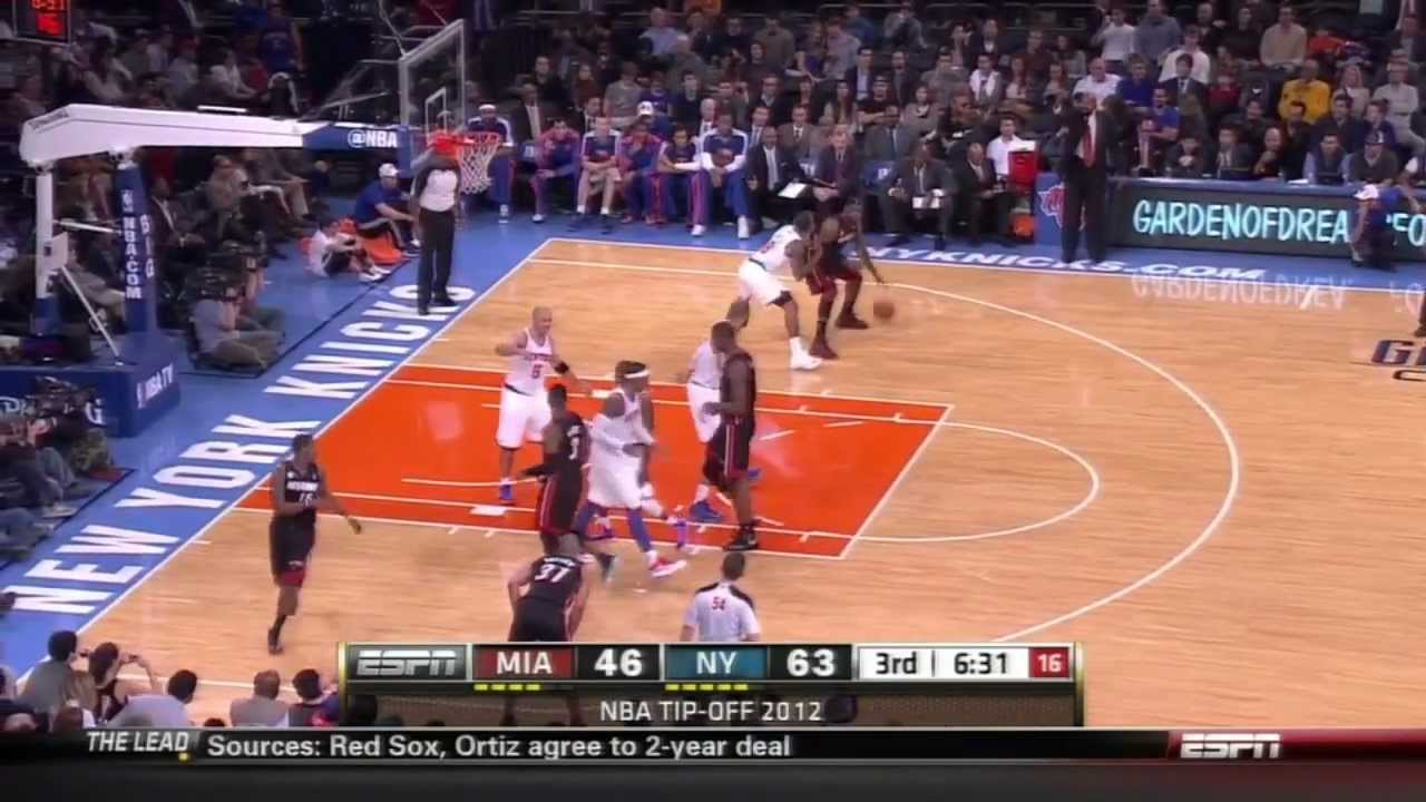 [11.2.12] Carmelo Anthony - 30 points vs Heat (Full Highlights)