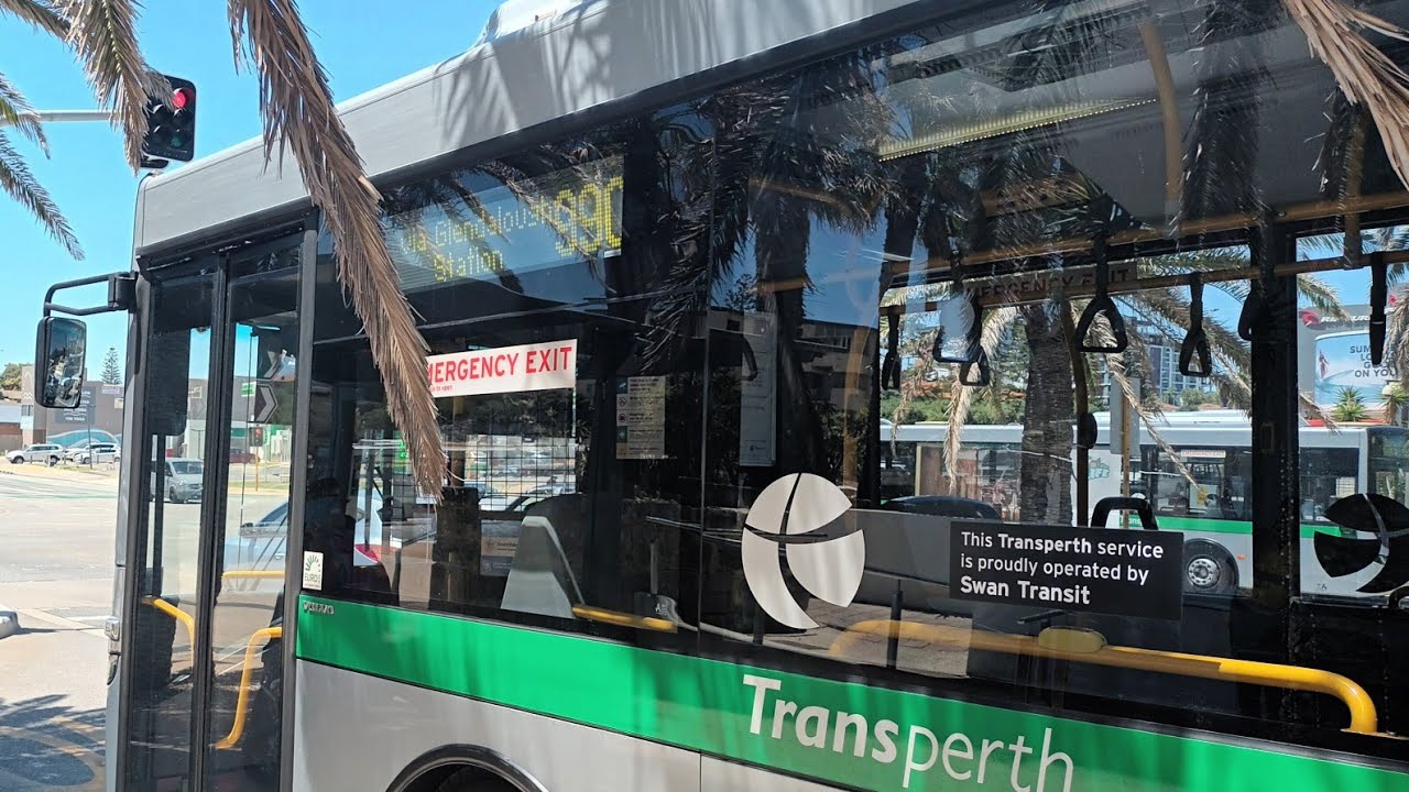 [High Frequency Start] Transperth Bus Route No. 990 (TP2251) Scarborough Beach BS to Perth Busport