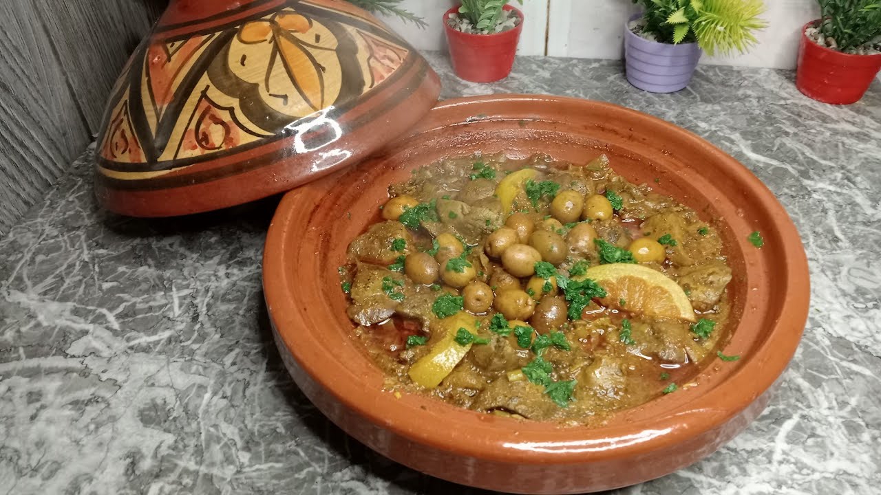 طاجين ديال كبدة الدجاج مشرملة 💖