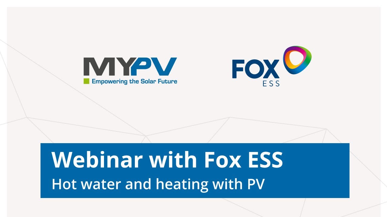 Partner Webinar my-PV / Fox ESS 🇬🇧🇳🇱
