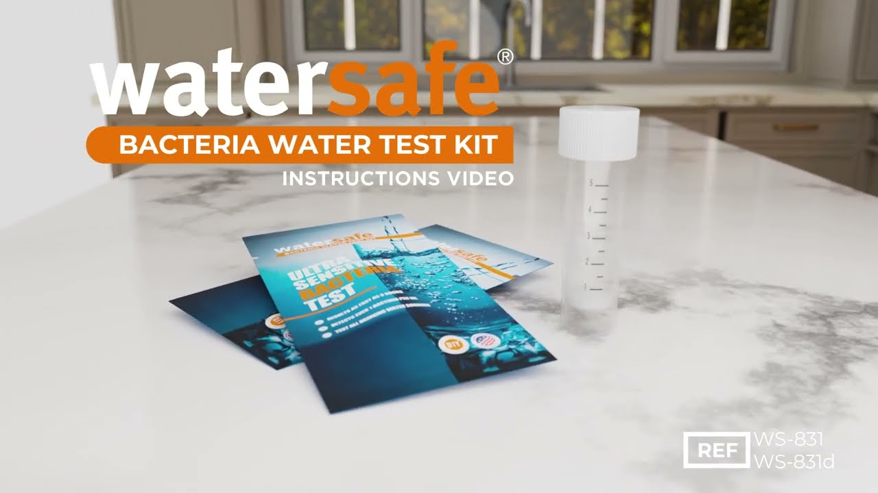 Watersafe Bacteria Water Test Kit - test for coliform bacteria in drinking water